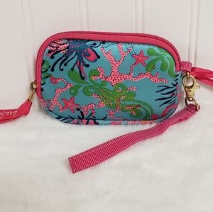 Lily Pulitzer Tech Case Wallet Coin Purse Wristlet